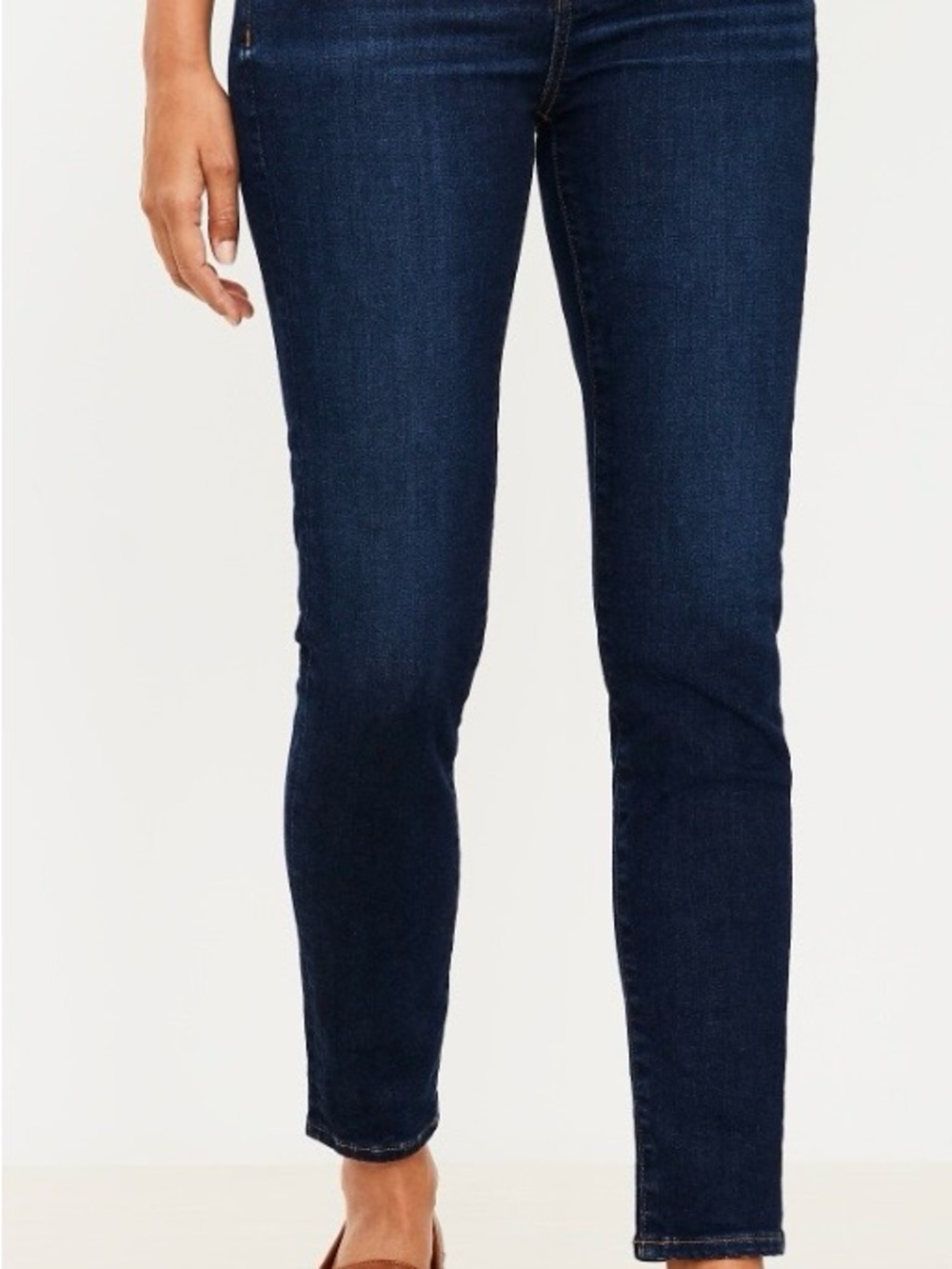 LOFT Dark Navy High-Rise Skinny Jeans
